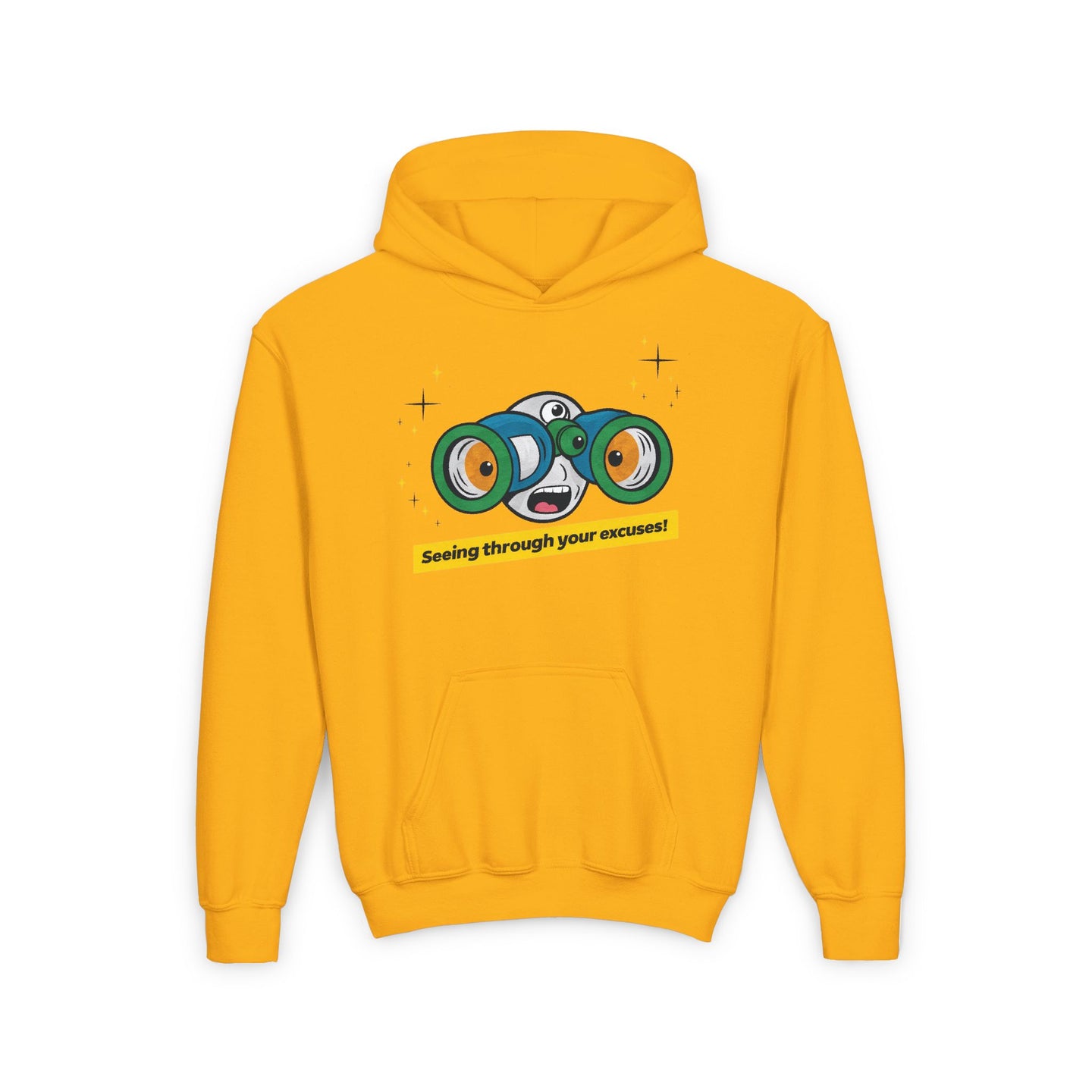 binoculars Kids Hooded Sweatshirt
